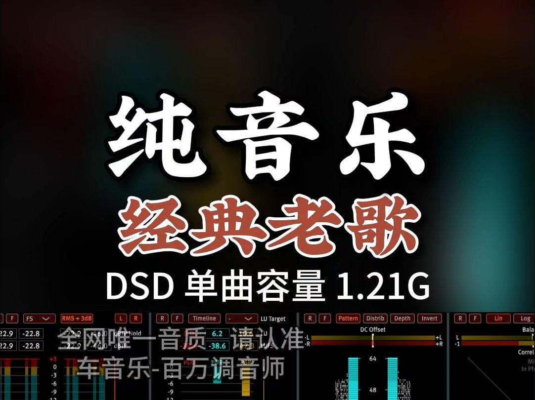 精选纯音乐,经典老歌,《不变的情缘》DSD完整版1.21G,百万调音师专业录音棚制作,顶级hifi无损音质哔哩哔哩bilibili