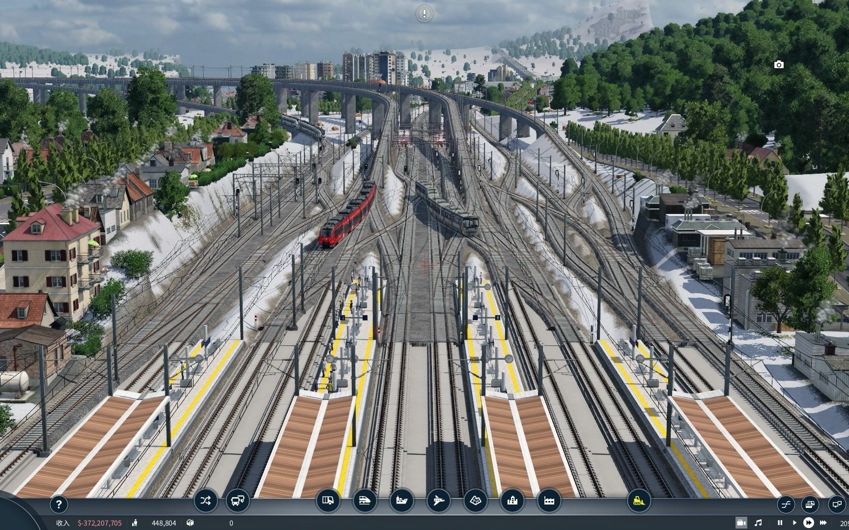 transportfever2狂热运输2枢纽观测无聊听歌向