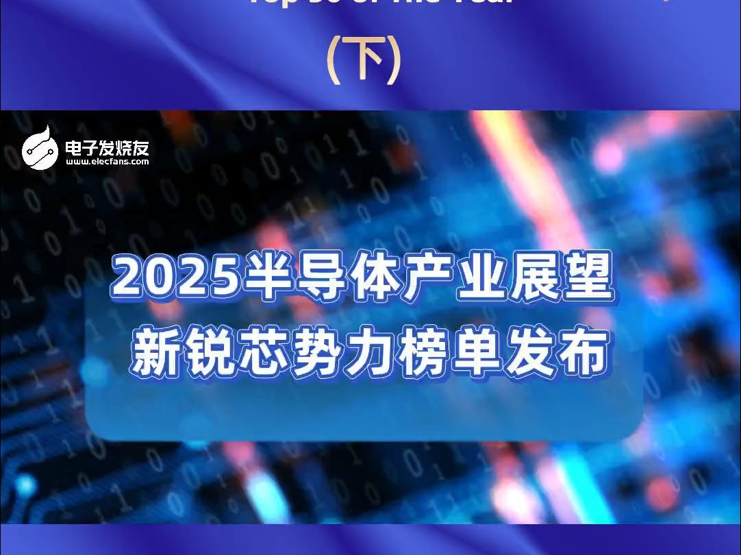 电子发烧友“2024年度新锐芯势力榜单”重磅发布!(下)哔哩哔哩bilibili