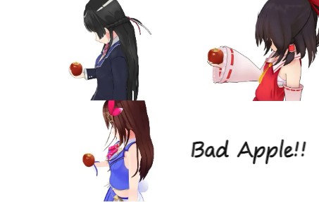 [图]Bad Apple!! 【Hololive・彩虹社・原版】