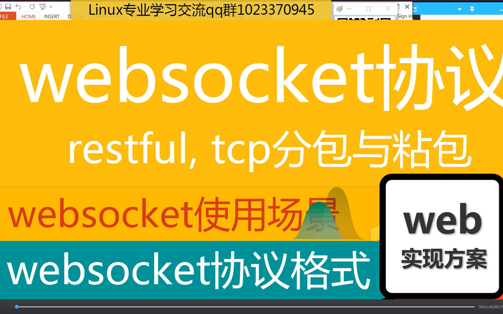 第一百二十讲|深入聊聊websocket协议,tcp分包与粘包| websocket使用场景|websocket协议格式|websocket实现方案哔哩哔哩bilibili