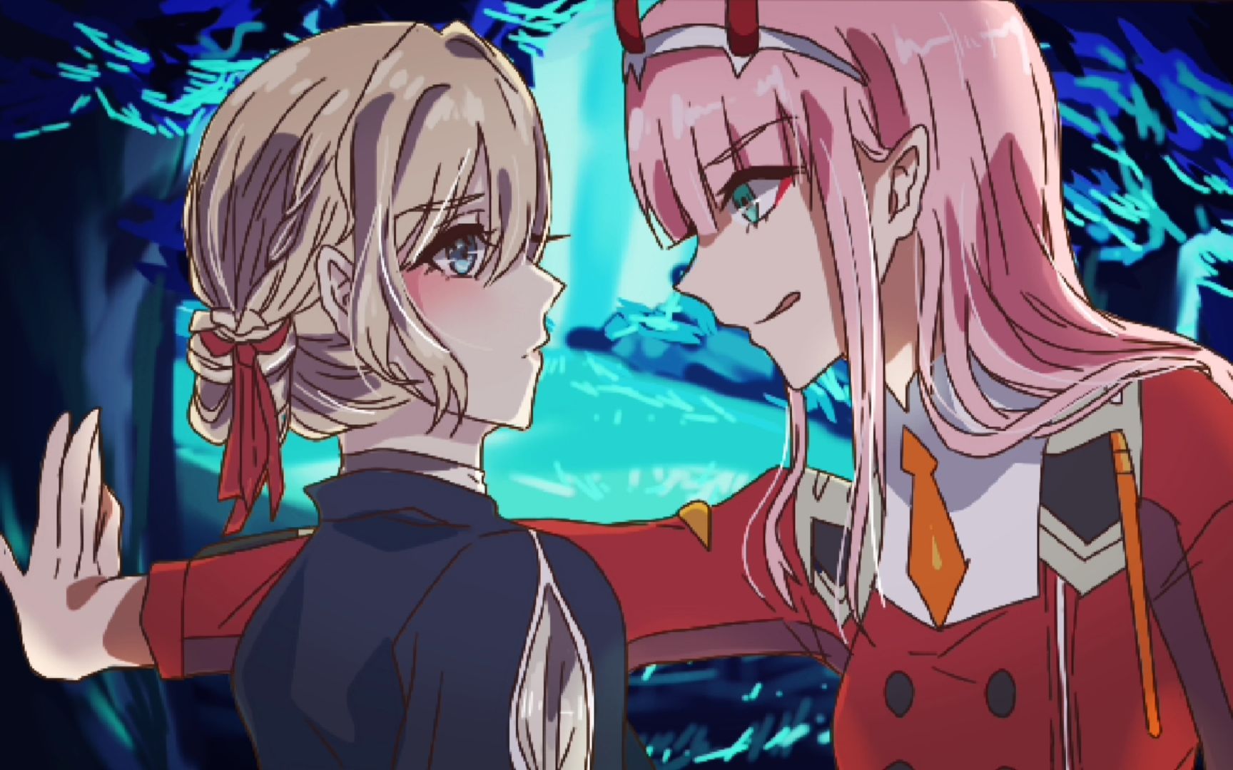 【amv╱莓结果】darling in the franxx,一直很安静,传达不到的爱恋