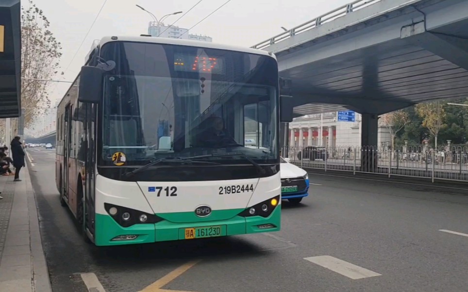 武汉公交712路线路图图片