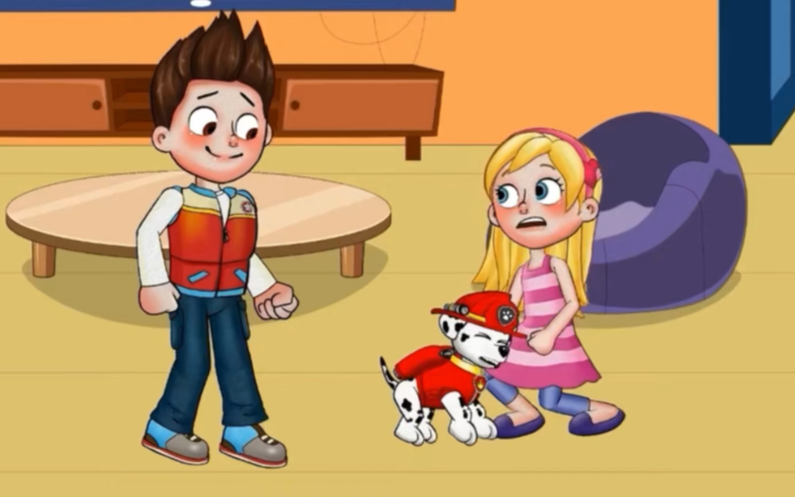 汪汪队动画:莱德和天天找回了离家出走的毛毛