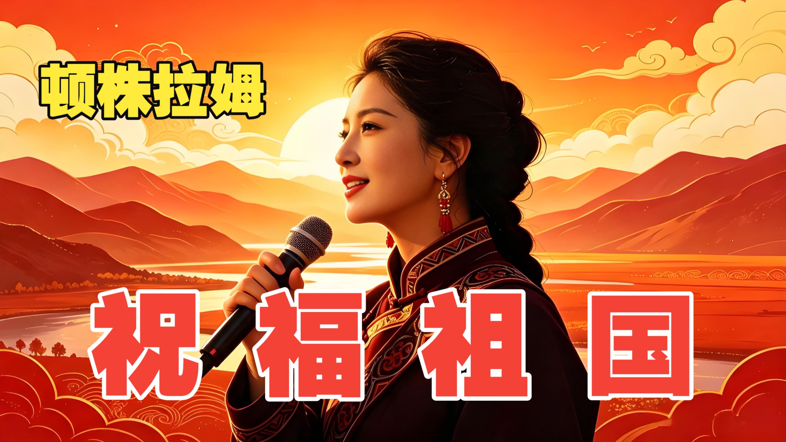 飙升榜曲！顿株拉姆《祝福祖国》4K+Hi-Res