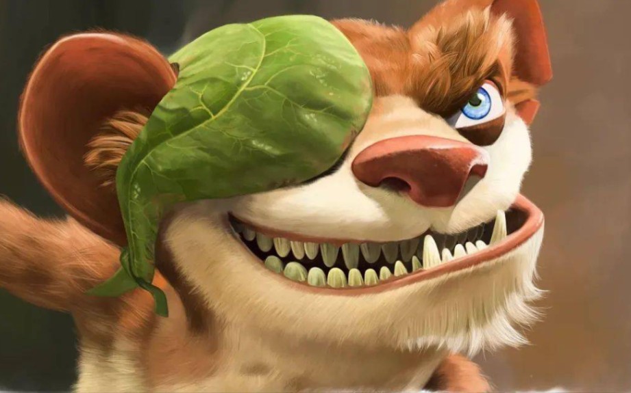 《冰川时代》巴克救蛋,倒放前与倒放后