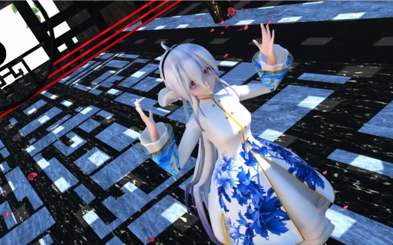 古风《十年人间》mmd弱音,3d动漫二次元舞蹈