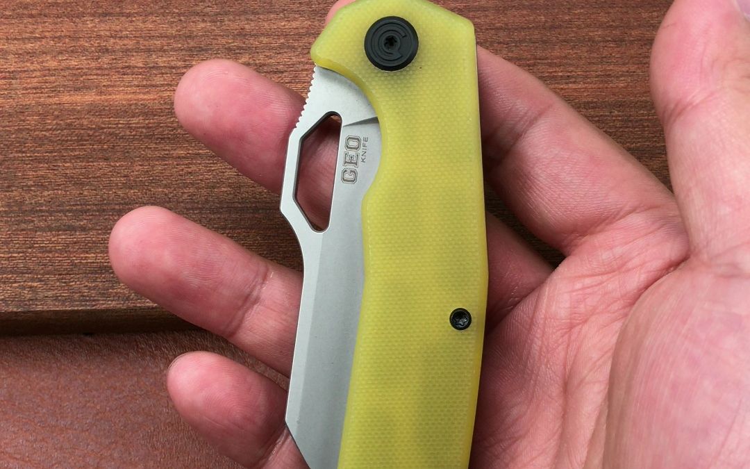 geo knife geo2101b d2钢g10柄快开折刀