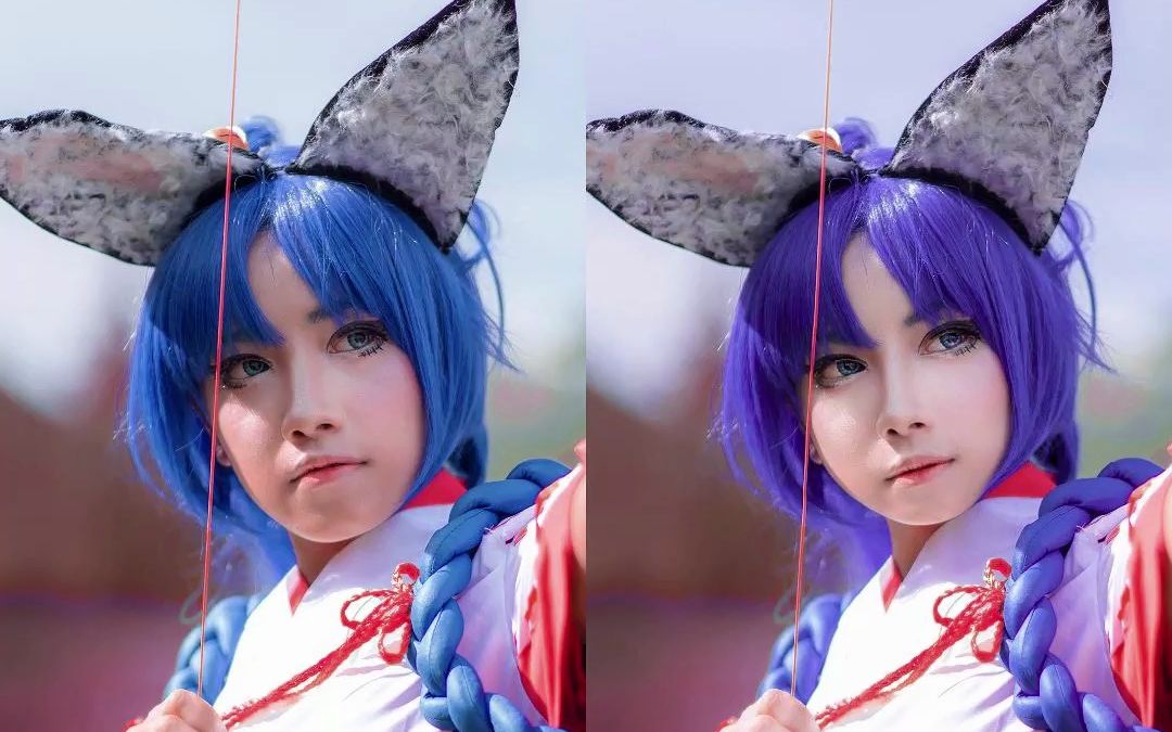 每一个cos后期不知道智能修图,我都会伤心的!