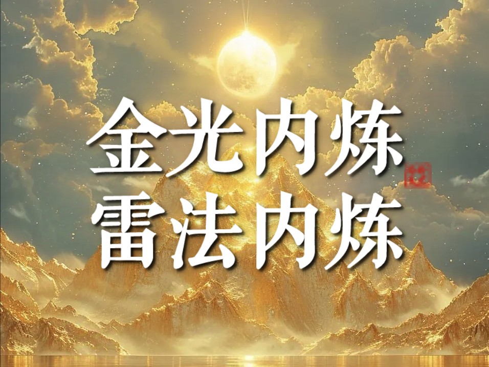 道家秘传功法介绍:雷法内炼与金光内炼的作用以及区别哔哩哔哩bilibili