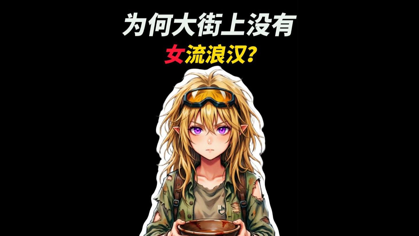 为何大街上没有女流浪汉？