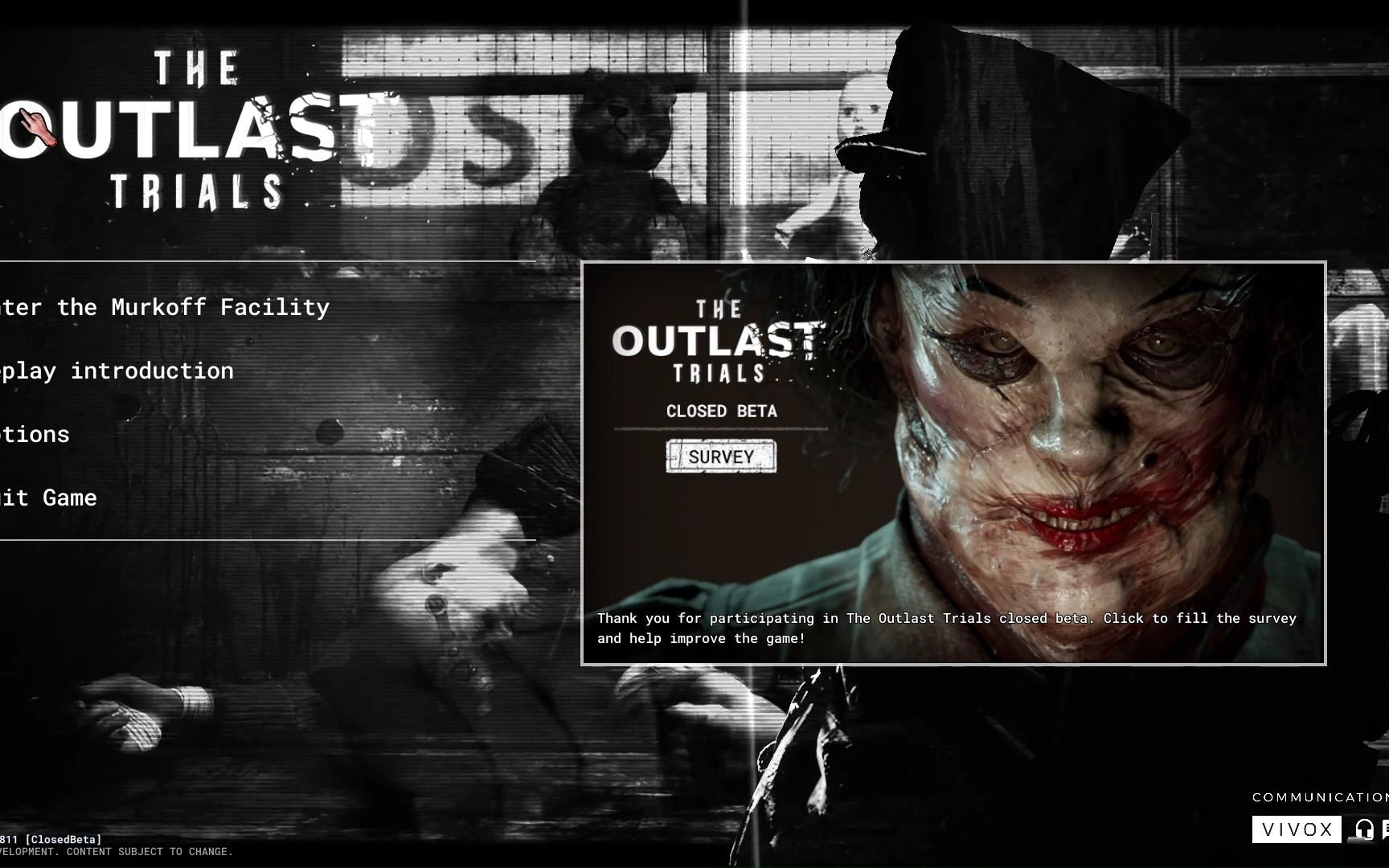 [图]The Outlast Trials 逃生3试炼 序章实况流程 内测版本试玩