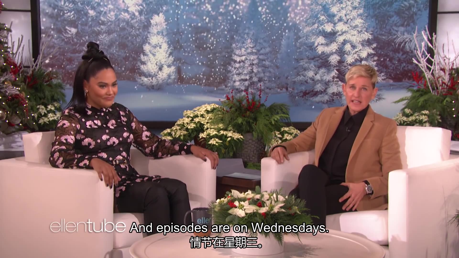 TheEllenShow#库里的妻子阿耶莎ⷤ𚚥Ž†山大Ayesha Curry 'Birthed a Viking' Baby哔哩哔哩bilibili