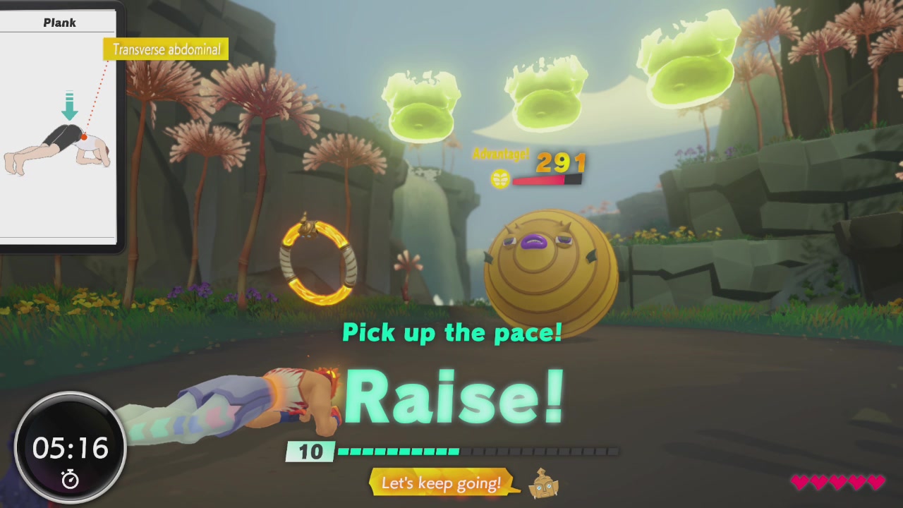 健身环大冒险ringfitadventure关卡5腹肌特训