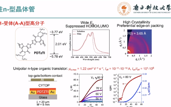 20210906南方科技大学郭旭岗高性能n型高分子半导体材料及其光电器件哔哩哔哩bilibili