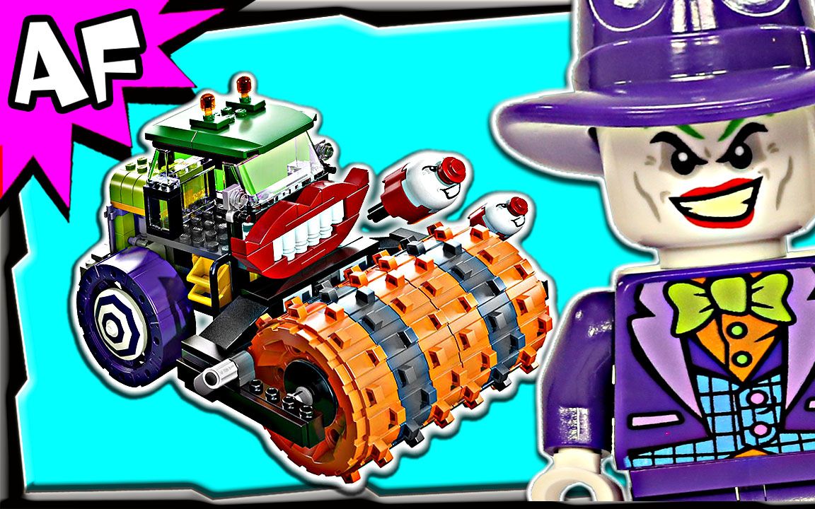 artifex乐高76013超级英雄蝙蝠侠小丑蒸汽压路机