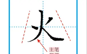 Download Video: 【硬笔书法】一年级上册生字 讲解示范