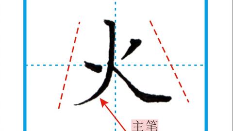 小学生硬笔书法一年级上册同步语文生字 哔哩哔哩