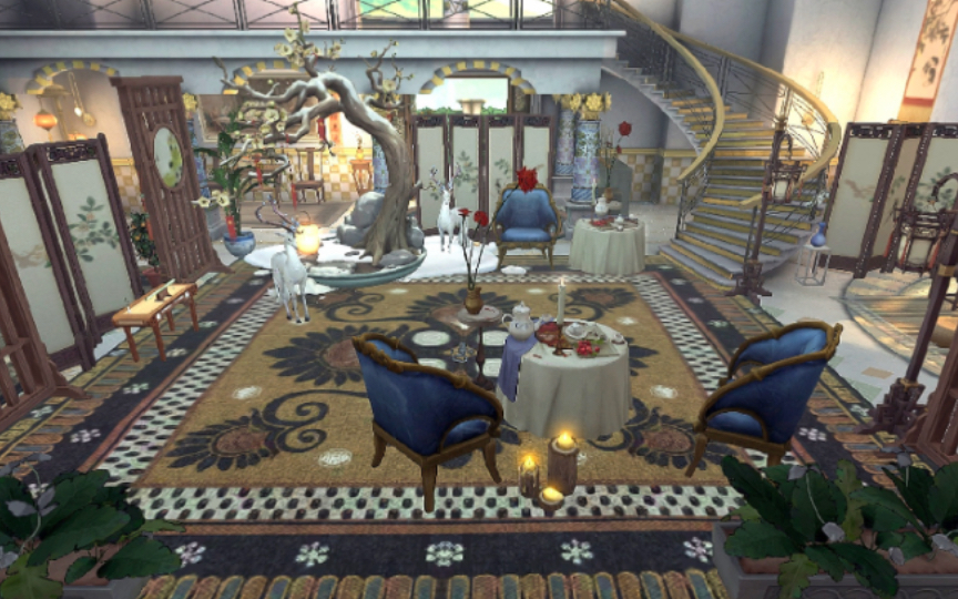 【第五人格归宿】新款赏雪庭院 国风山庄