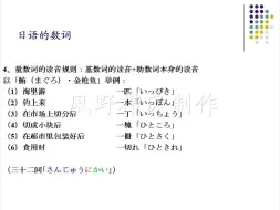 下载视频: 第6课（2）量数词的读音规则及其他数量词的读法