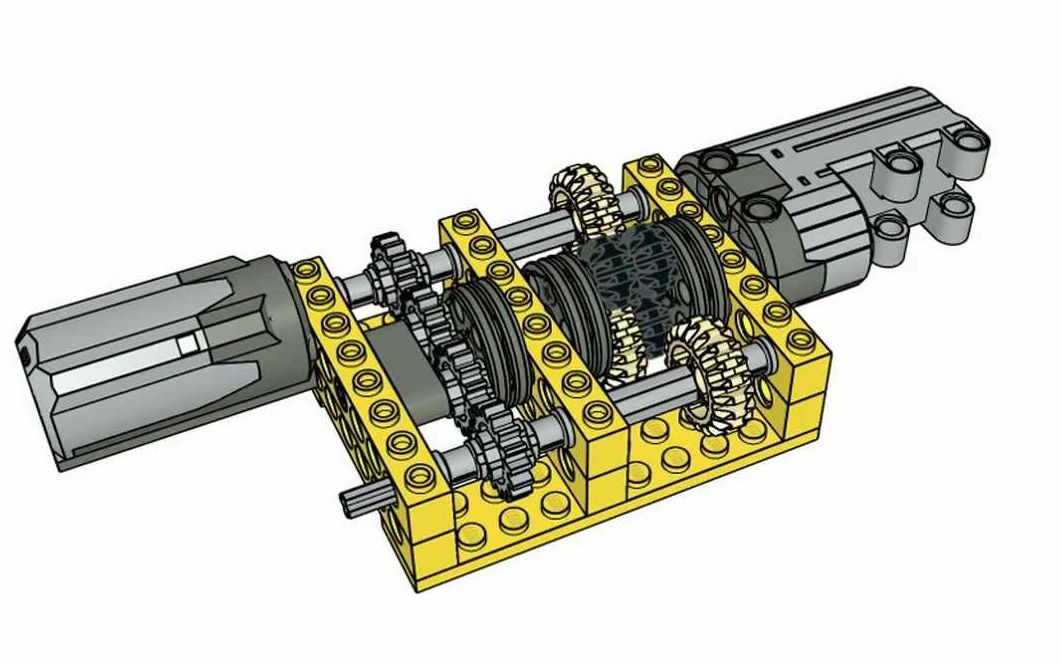 乐高六档变速箱图纸图片