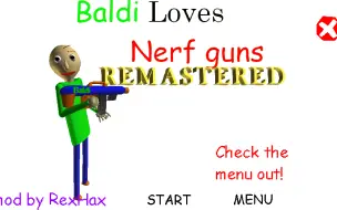 Download Video: [Baldi's Basics Mod]巴迪老师喜爱玩具枪重置版