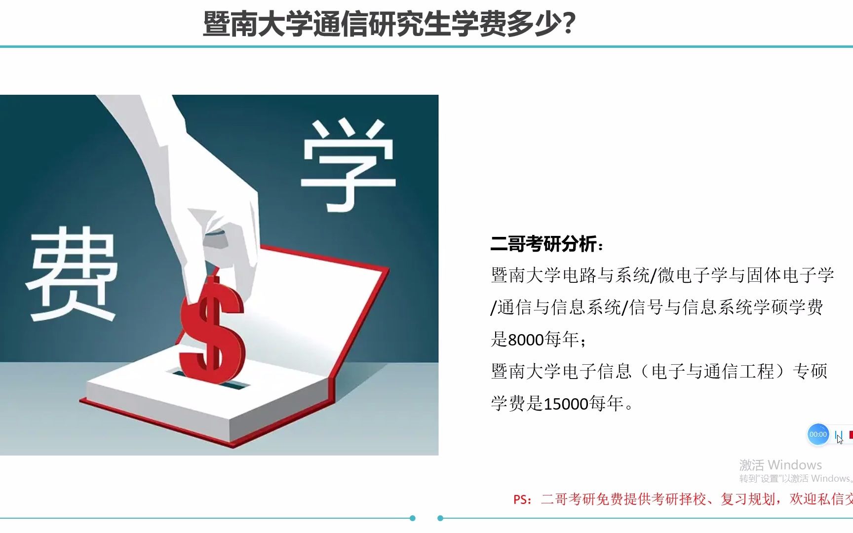 暨南大学通信研究生学费多少?哔哩哔哩bilibili