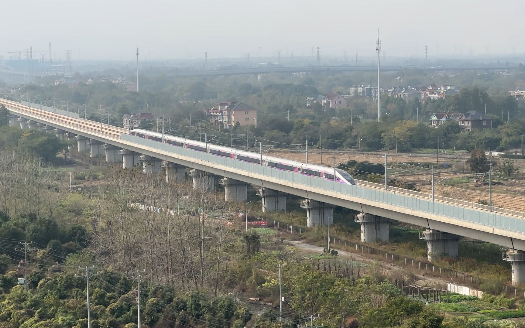 【杭州西站】亚运复兴号cr400bf-z-0524担当g3248进入杭州西站