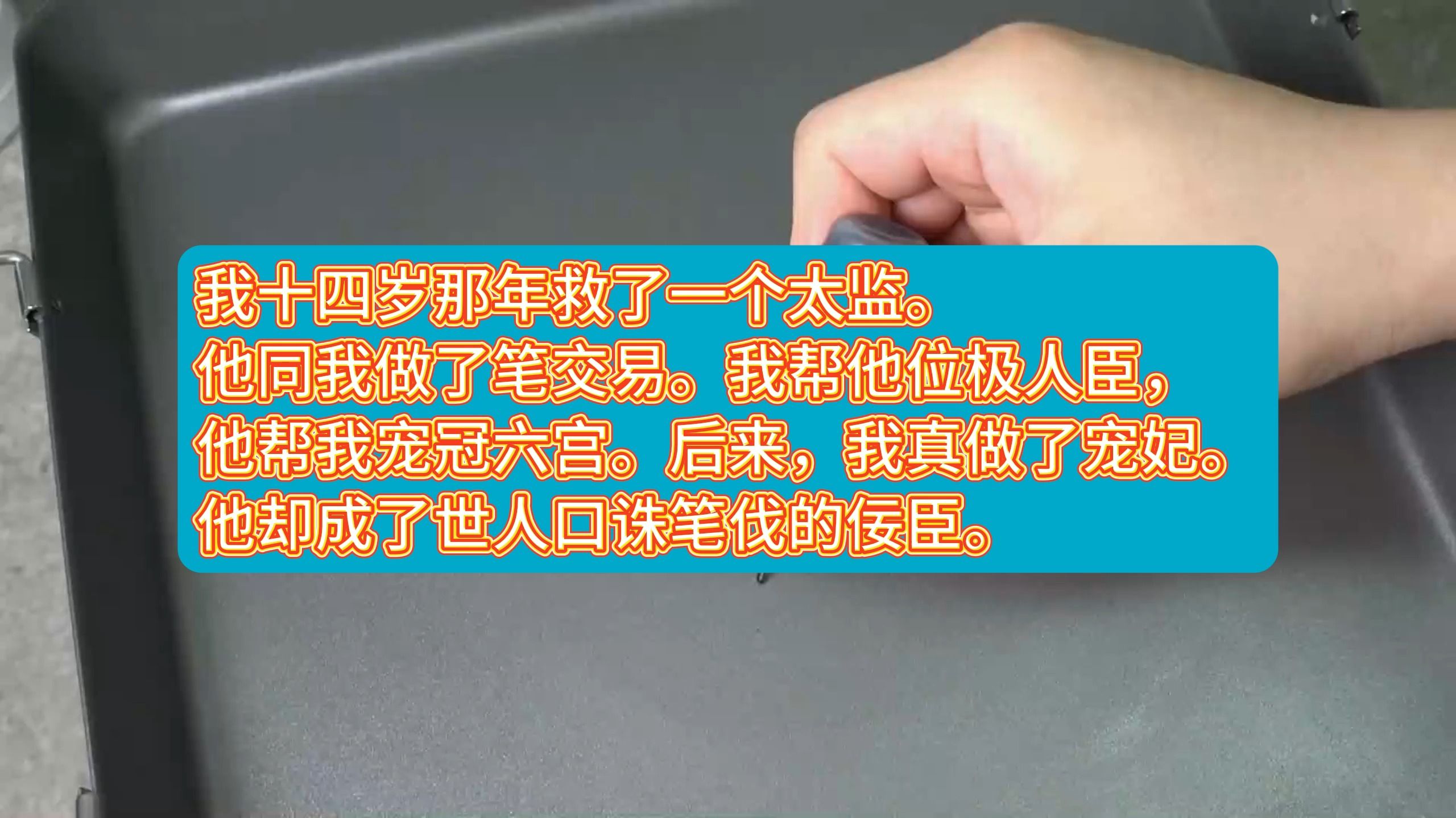 【完结文】我十四岁那年救了一个太监,他同我做了笔交易,我帮他位极人臣,他帮我宠冠六宫,后来,我真的做了宠妃,他却成了世人口诛笔伐的佞臣.....