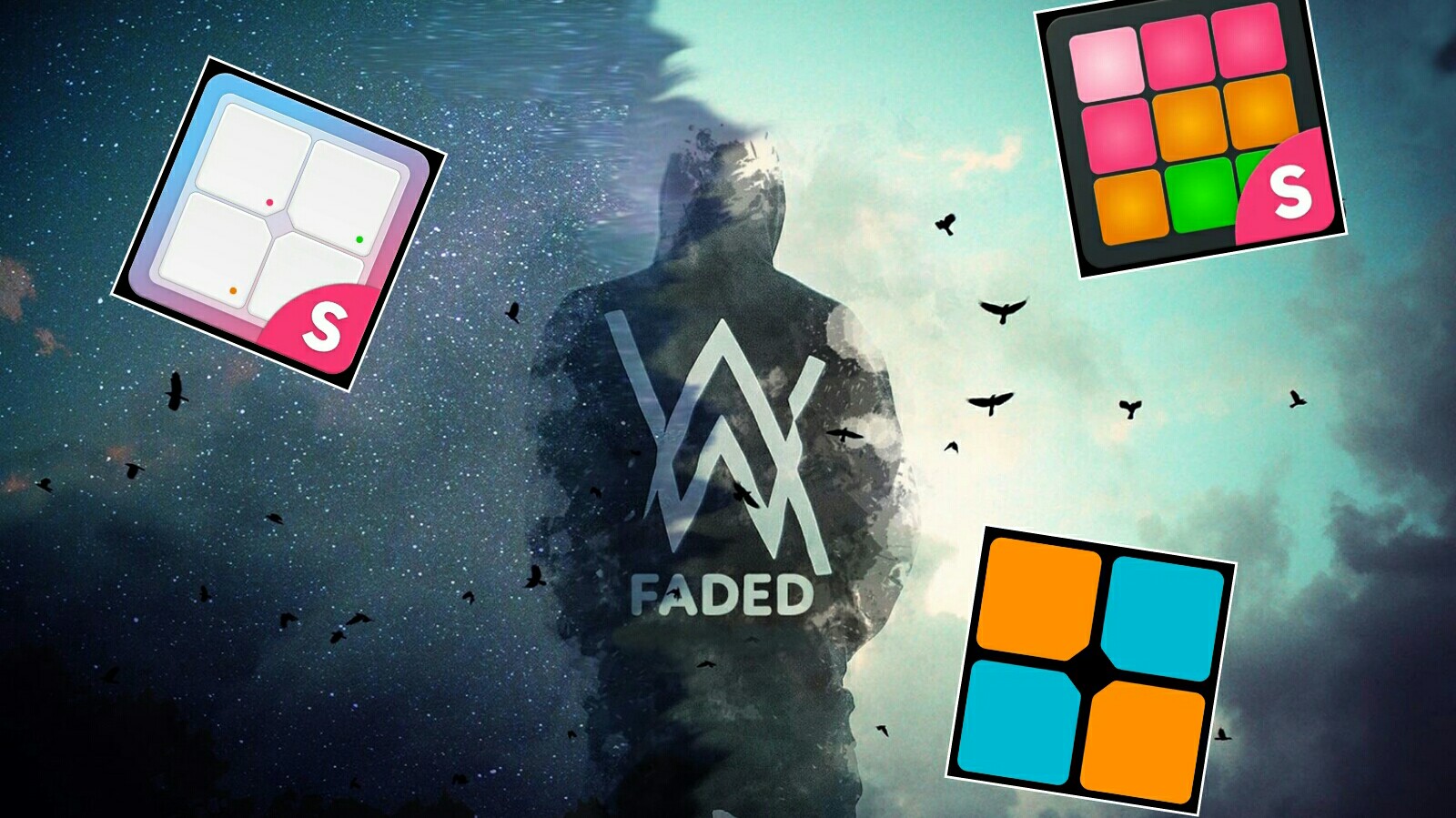 faded–alanwalker用各種手機軟件演奏fadedfade