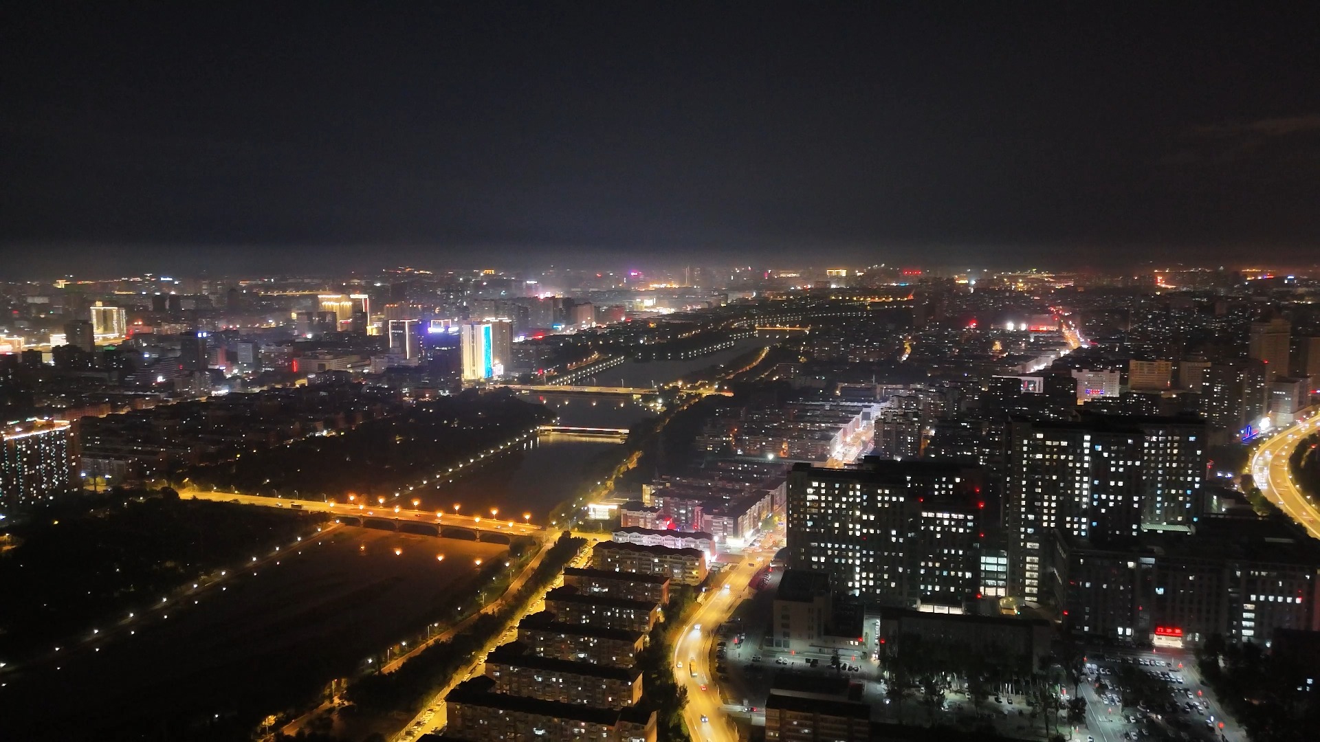 长春伊通河夜景