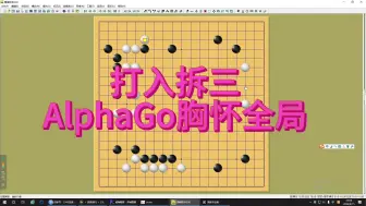 Download Video: 围棋：打入拆三，AlphaGo胸怀全局。