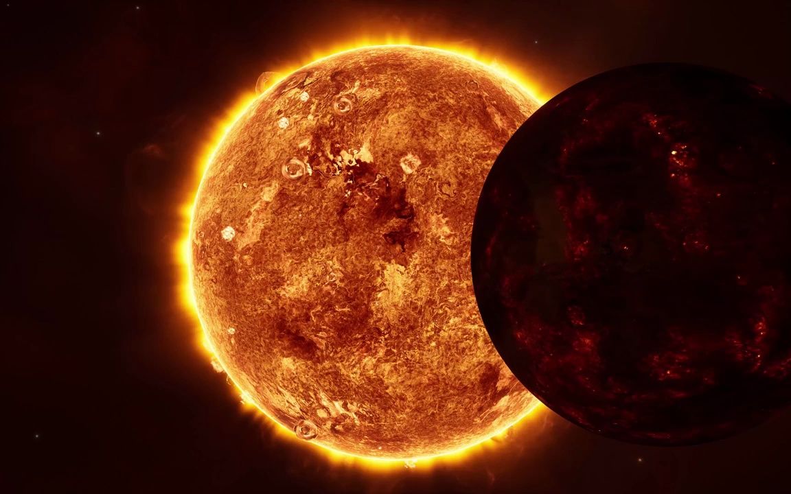 k2208 4k高清画质震撼宇宙星空星球太阳日全食星系时空穿梭太空遨游