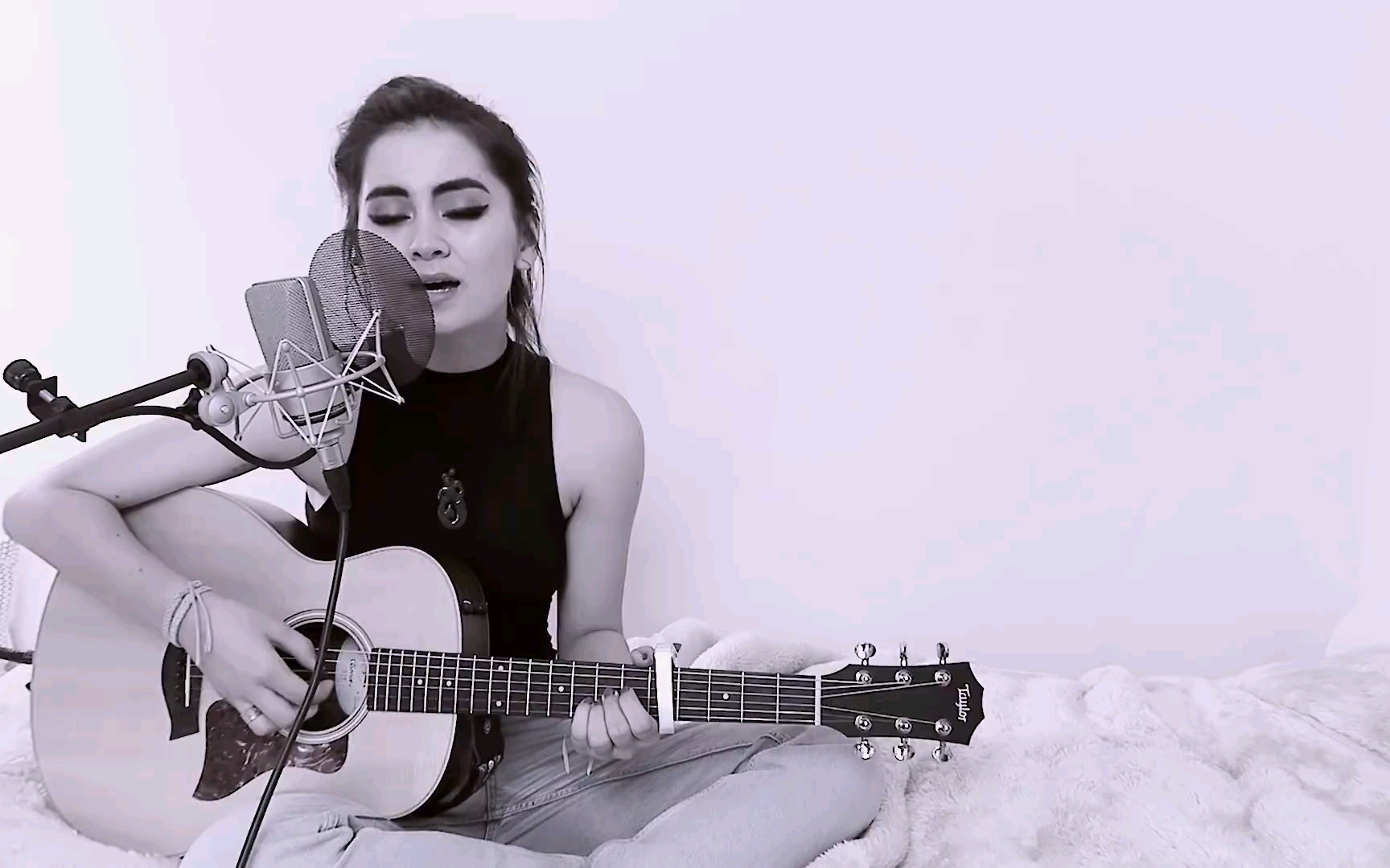 jasmine thompson-you are my sunshine吉他弹唱_哔哩哔哩 (゜-゜)つ