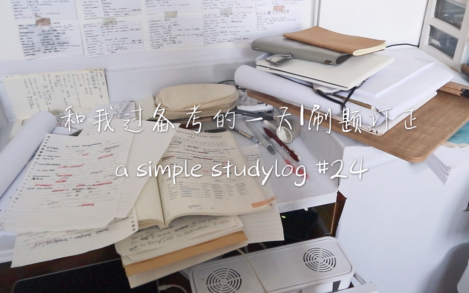 [图][eva]和我过备考的一天|刷题订正 a simple studylog#24