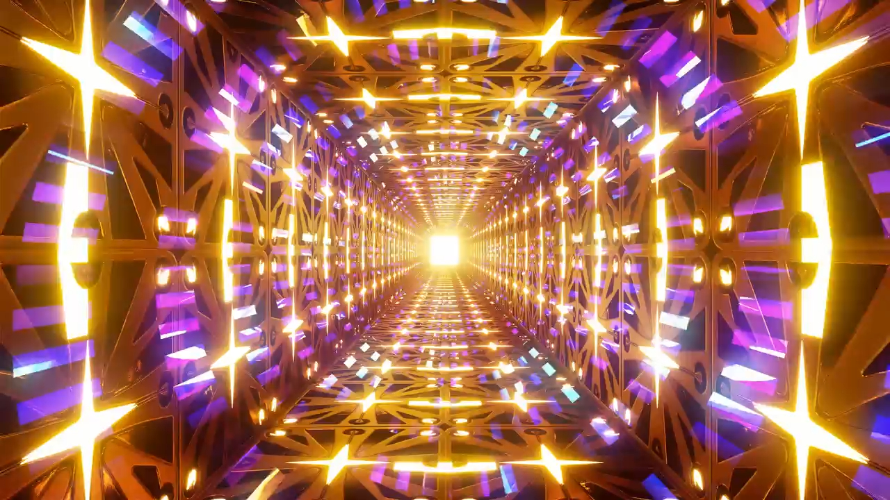 m1605 4k画质金色光线穿梭动感歌舞表演劲爆歌曲串烧酒吧夜场走秀节目