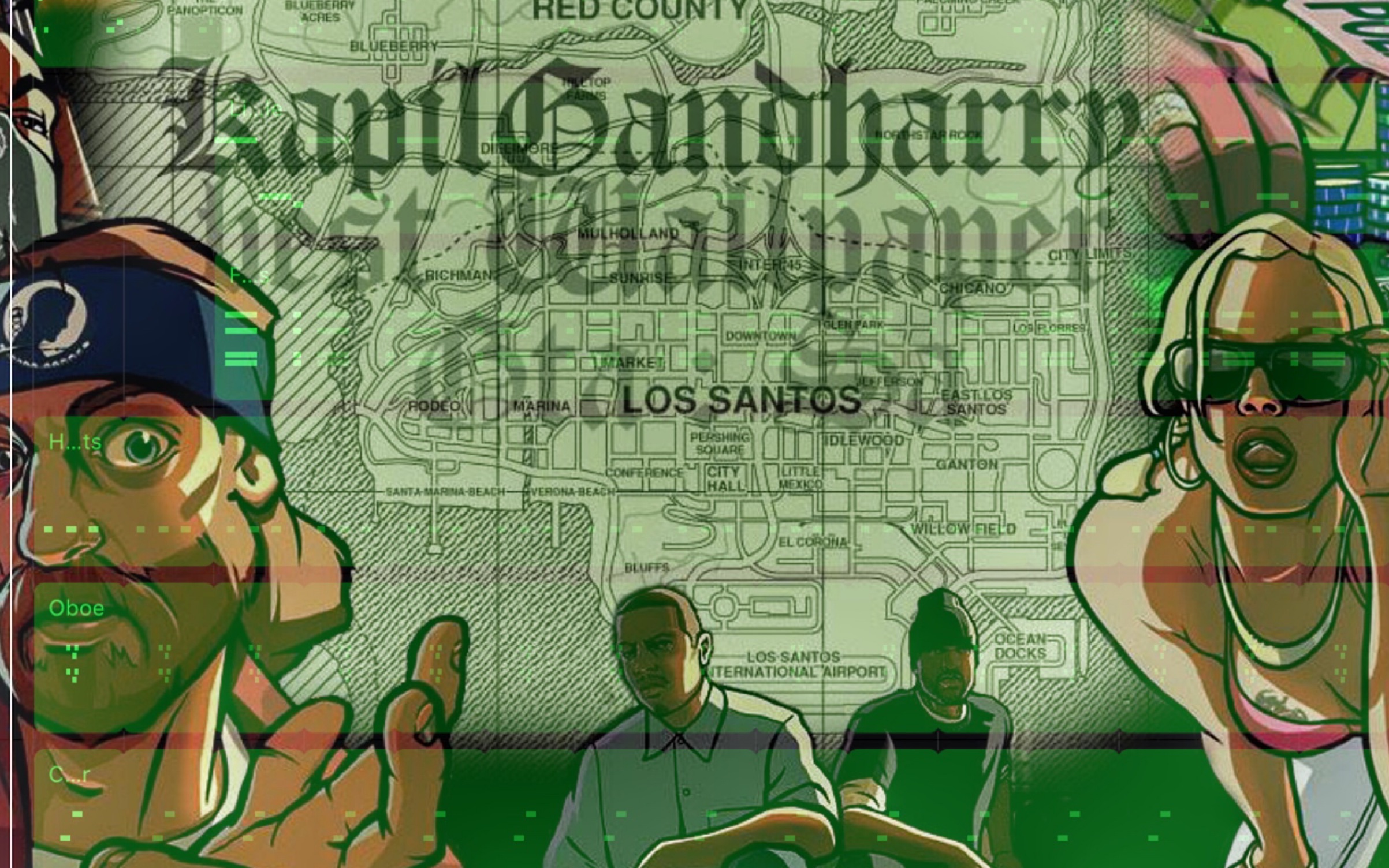 用库乐队演奏 gta sa 《theme from san andreas》