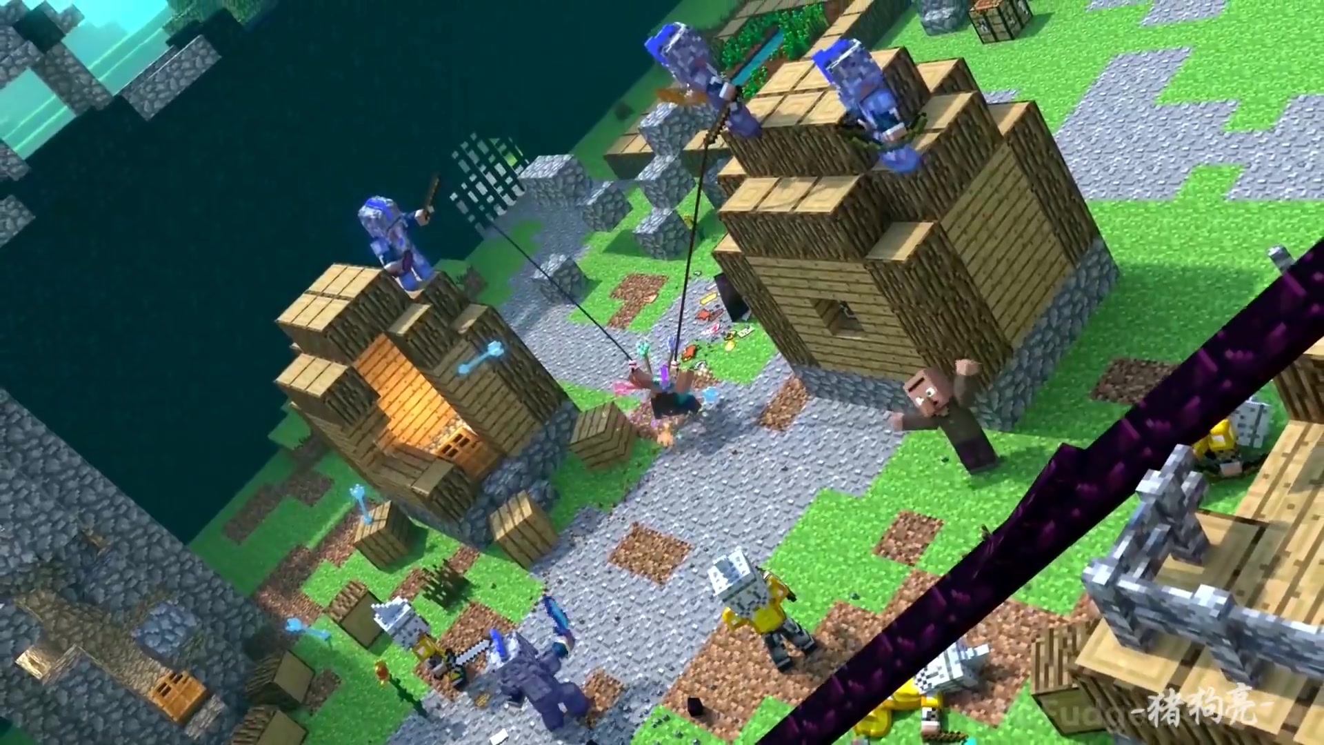 我的世界烦人的村民剪辑燃向踩点