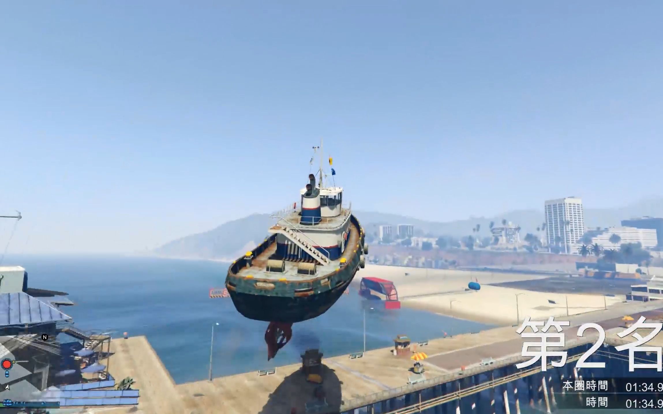 【乐美解说】gta5这张变形狂飙图把船开飞到空中 飞机钻管道再来一波