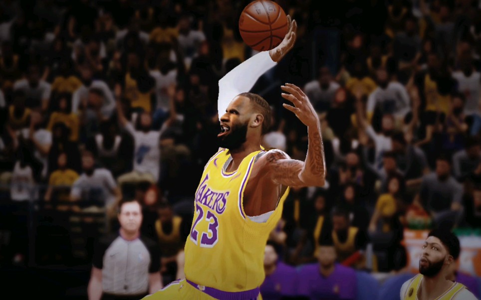 最真实的篮球游戏!NBA2K真实复刻比赛精华!詹姆斯VS锡安网络游戏热门视频