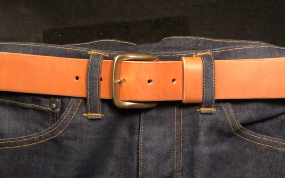 手工皮具 日本枥木腰带
