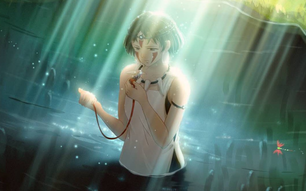 板绘过程幽灵公主我喜欢你阿席达卡但我不能原谅人类