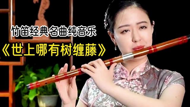 [图]醉美竹笛纯音乐《世上哪有树缠藤》，全网点赞最多，一听就爱上了