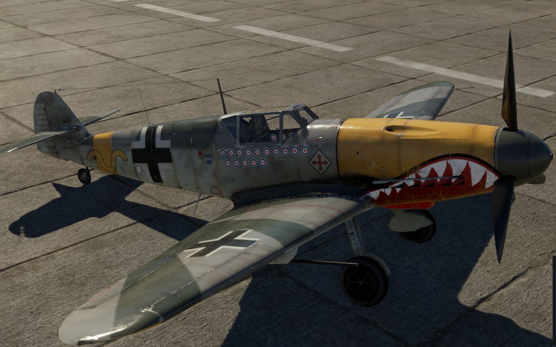 [战争雷霆]bf109 f4 [5殺]