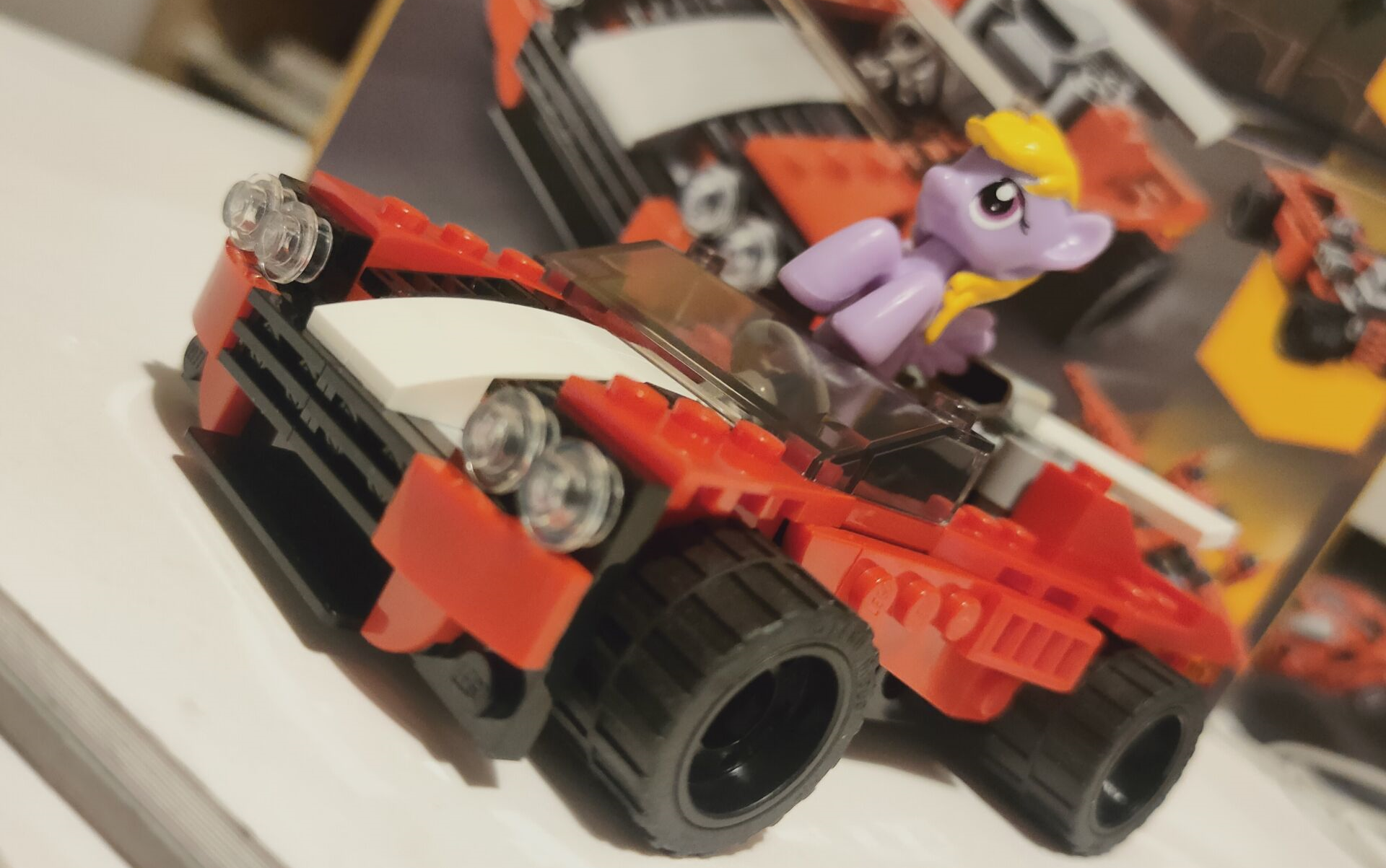 【定格动画拼装】乐高31100红色跑车