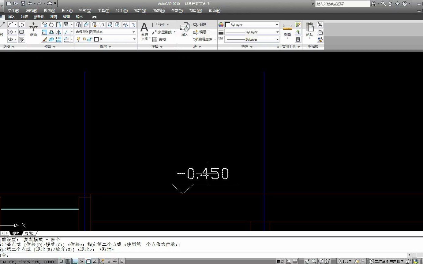 CAD13.3添加尺寸标注和文字说明哔哩哔哩bilibili