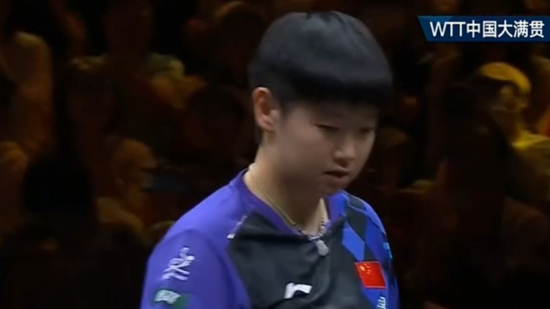 3-1！孙颖莎胜叶伊恬，中国大满贯开门红，对手被打到撇嘴+摊手