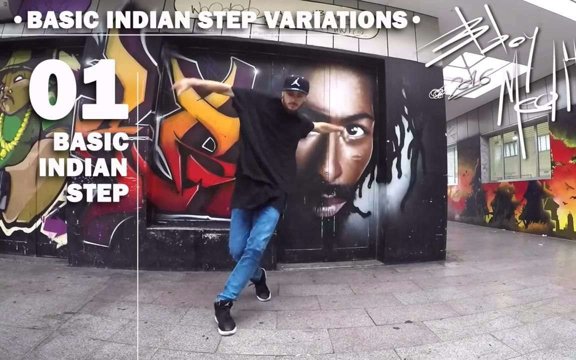 [图]【Breaking】来自Bboy Medit的100种Indian step教学（完结）