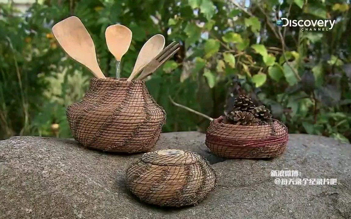 纯手工做一个松针篮
