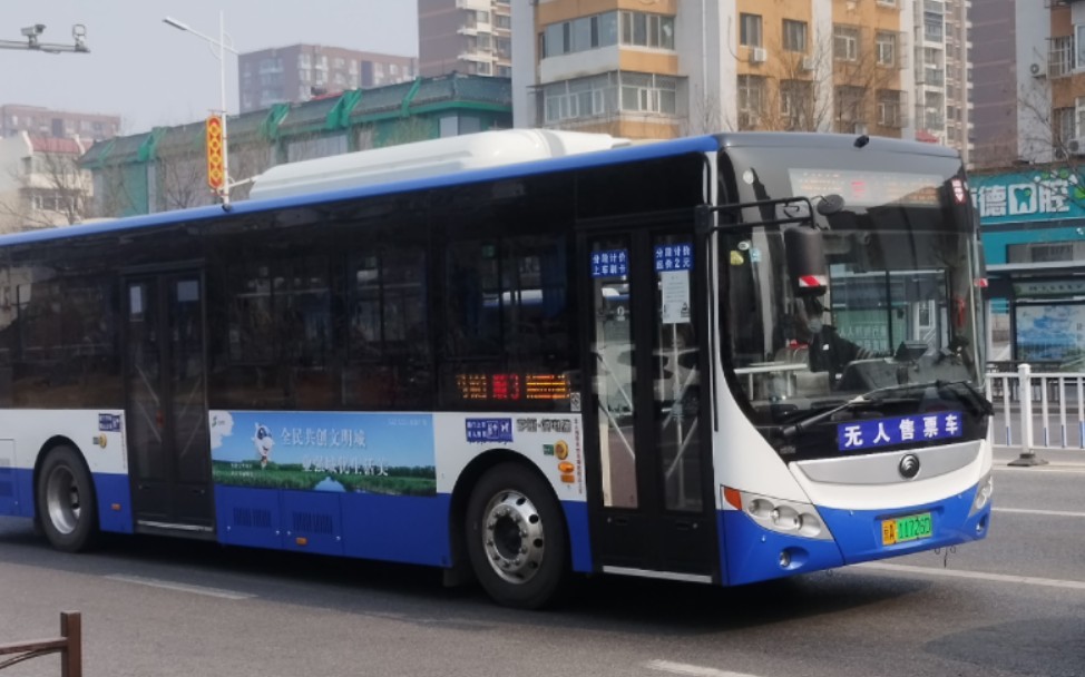 乘坐北京順3路公交車,去往順義醫院換乘地鐵15號線進城,實拍司機開車